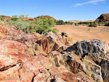 Marble Bar across the river, Western Australia
